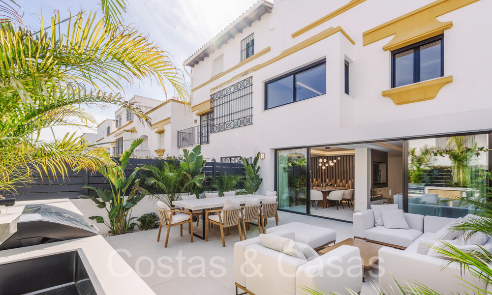 Preciosa casa adosada reformada en venta en la Milla de Oro de Marbella 65772