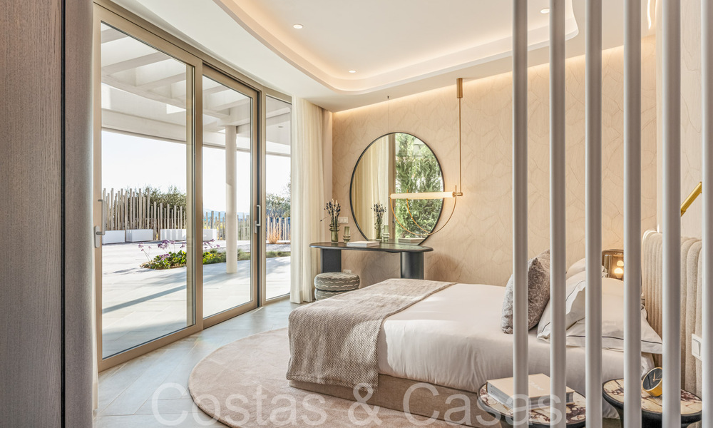 Magnífico apartamento con jardín privado en venta en un complejo boutique en Benahavis - Marbella 65857