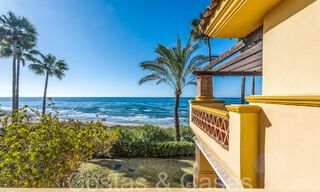 Amplio apartamento en venta en un complejo de playa cerrado con vistas despejadas al mar al este del centro de Marbella 66057 