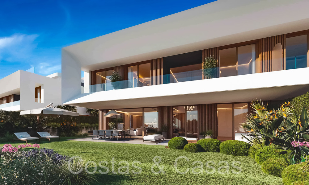 Casas adosadas nuevas y modernas en venta en un complejo boutique, en la Nueva Milla de Oro entre Marbella y Estepona 66235