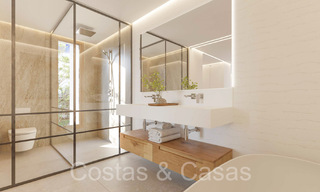 Casas adosadas nuevas y modernas en venta en un complejo boutique, en la Nueva Milla de Oro entre Marbella y Estepona 66237 