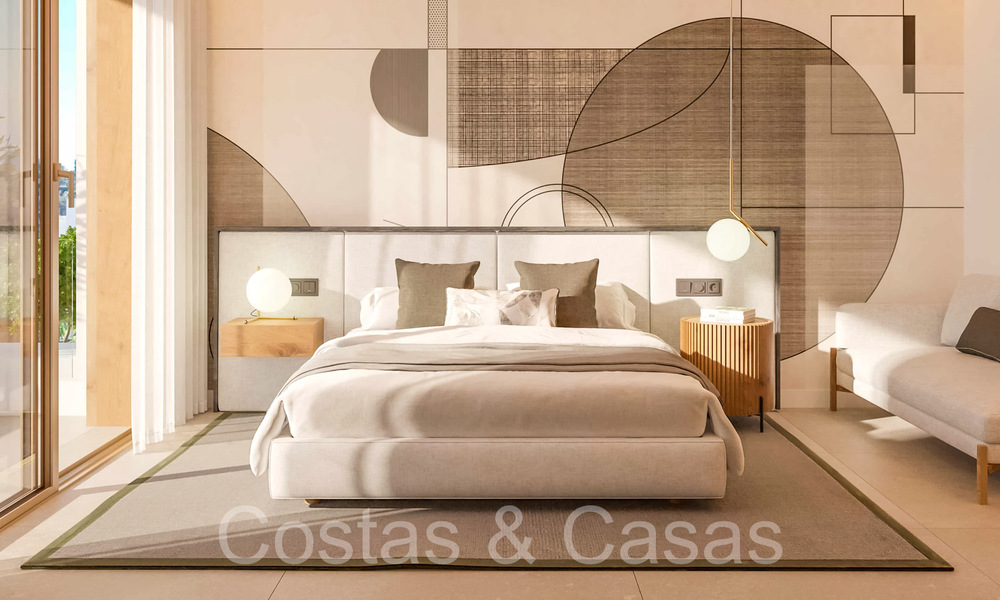 Casas adosadas nuevas y modernas en venta en un complejo boutique, en la Nueva Milla de Oro entre Marbella y Estepona 66238