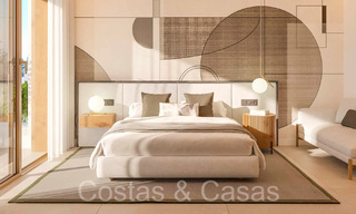 Casas adosadas nuevas y modernas en venta en un complejo boutique, en la Nueva Milla de Oro entre Marbella y Estepona 66238 