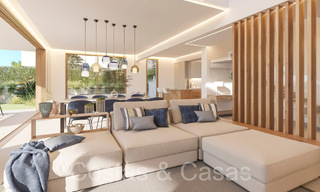 Casas adosadas nuevas y modernas en venta en un complejo boutique, en la Nueva Milla de Oro entre Marbella y Estepona 66240 