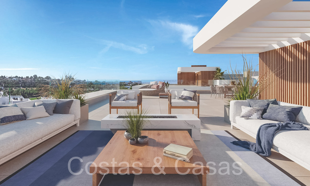 Casas adosadas nuevas y modernas en venta en un complejo boutique, en la Nueva Milla de Oro entre Marbella y Estepona 66241