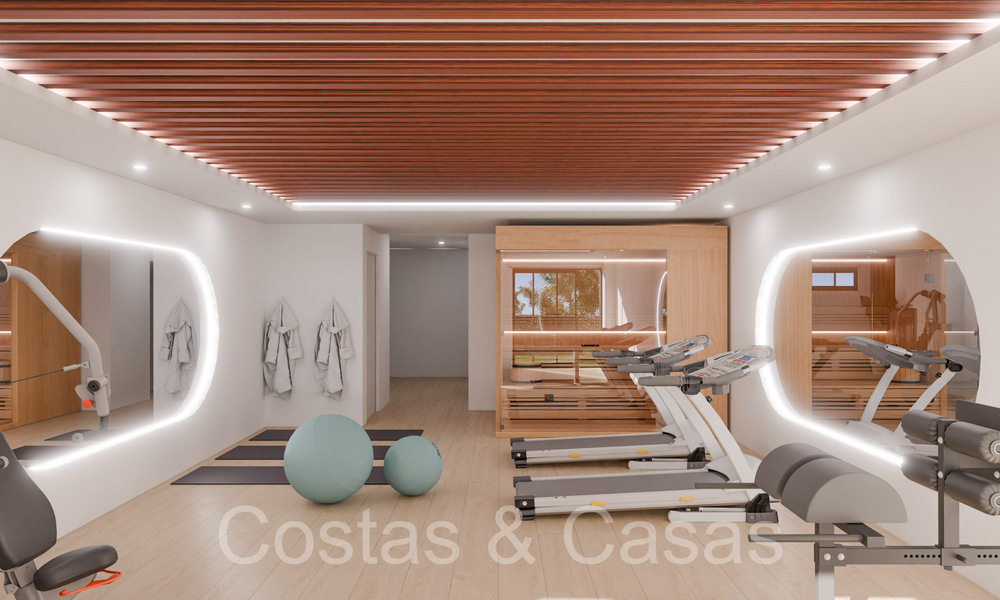 Casas modernas nuevas y energéticamente eficientes con vistas al mar en venta en Mijas, Costa del Sol 66442