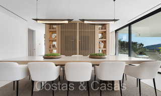 Nueva villa arquitectónica en venta en una urbanización segura en Marbella - Benahavis 66488 