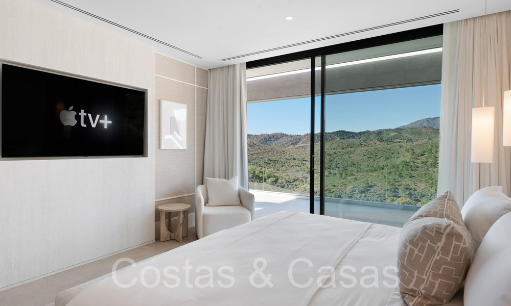 Nueva villa arquitectónica en venta en una urbanización segura en Marbella - Benahavis 66497