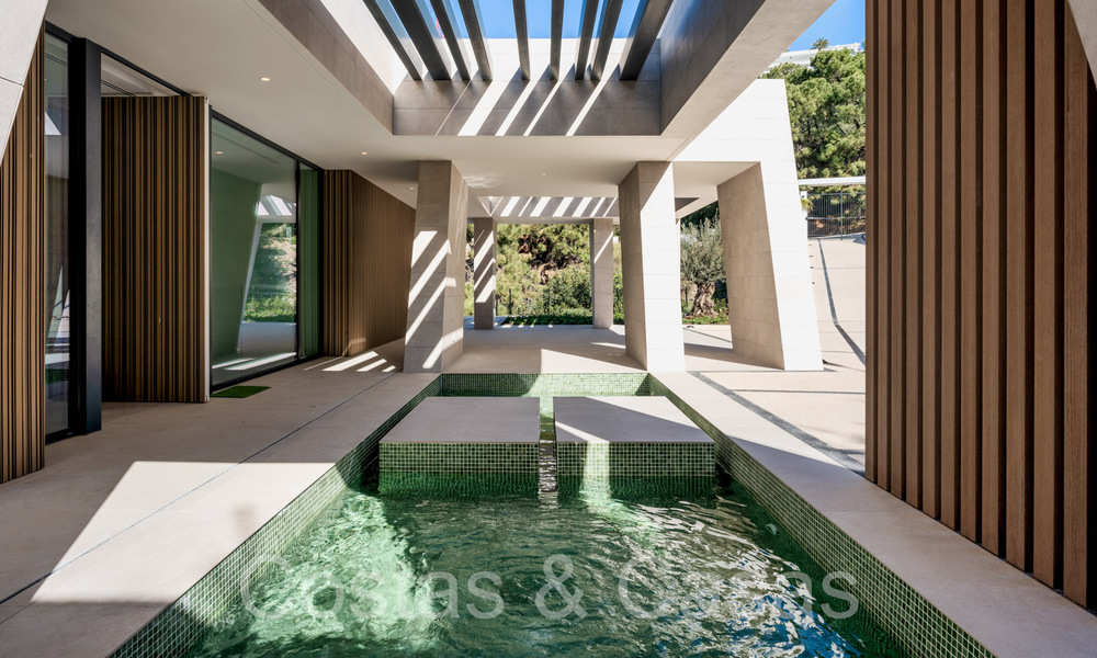 Nueva villa arquitectónica en venta en una urbanización segura en Marbella - Benahavis 66503