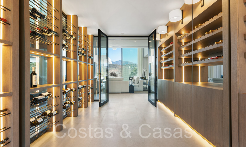 Nueva villa arquitectónica en venta en una urbanización segura en Marbella - Benahavis 66505