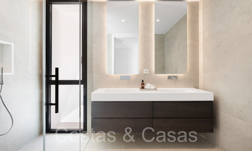 Nueva villa arquitectónica en venta en una urbanización segura en Marbella - Benahavis 66510