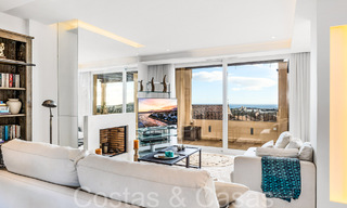 Precioso ático doble con vistas al mar en venta en un complejo de 5 estrellas en Nueva Andalucía, Marbella 66662 