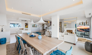 Precioso ático doble con vistas al mar en venta en un complejo de 5 estrellas en Nueva Andalucía, Marbella 66663 