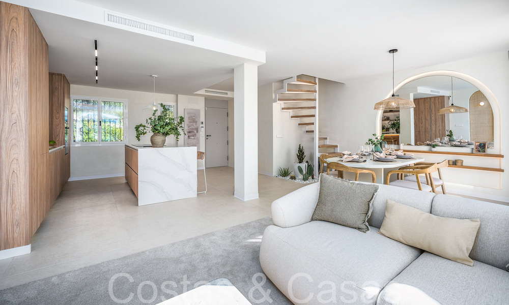 Ático dúplex contemporáneo listo para entrar a vivir en venta en una comunidad cerrada en La Quinta en Benahavis, Marbella 66839