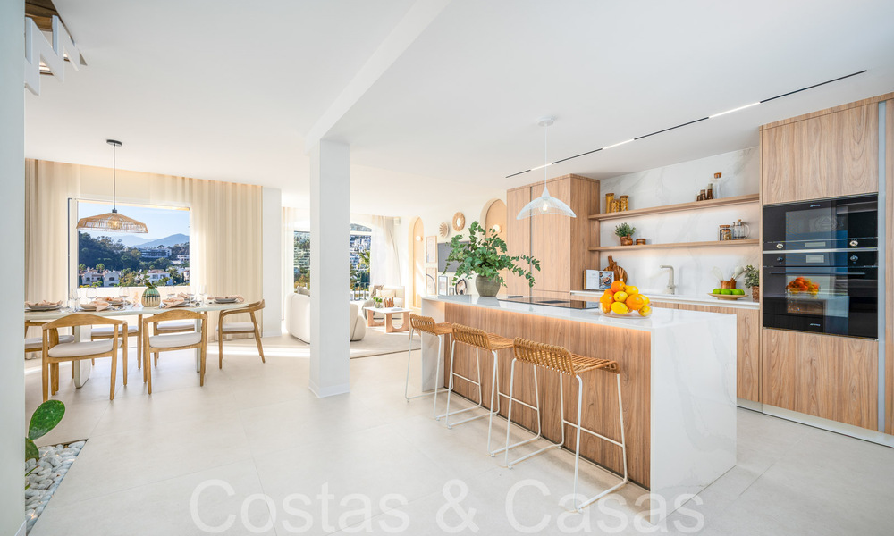 Ático dúplex contemporáneo listo para entrar a vivir en venta en una comunidad cerrada en La Quinta en Benahavis, Marbella 66845
