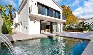 Villa de lujo contemporánea y sostenible con piscina privada en venta en Nueva Andalucía, Marbella 66887 