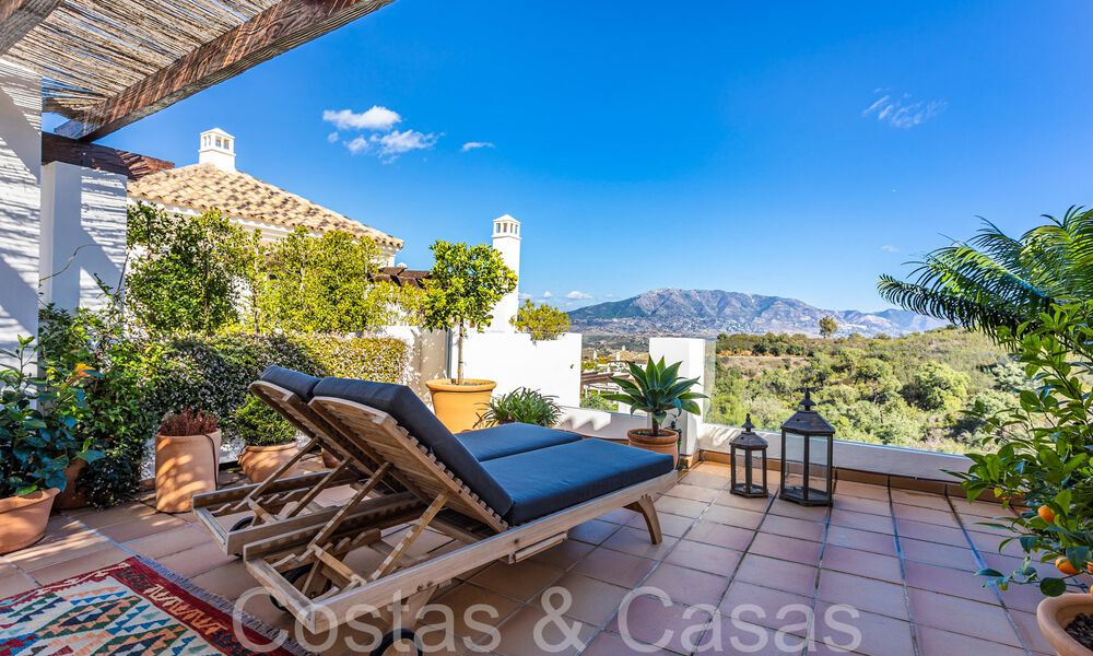 Ático dúplex moderno de estilo andaluz rodeado de naturaleza en las colinas de Marbella 66967