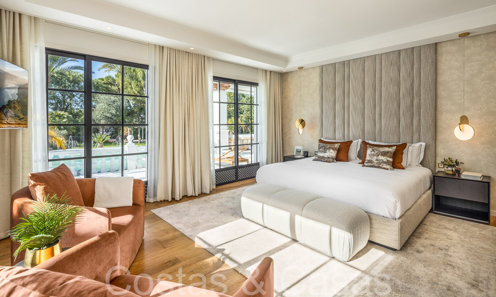Villa magistral con estilo arquitectónico morisco-andaluz en venta, rodeada de campos de golf en el valle del golf de Nueva Andalucía, Marbella 67097