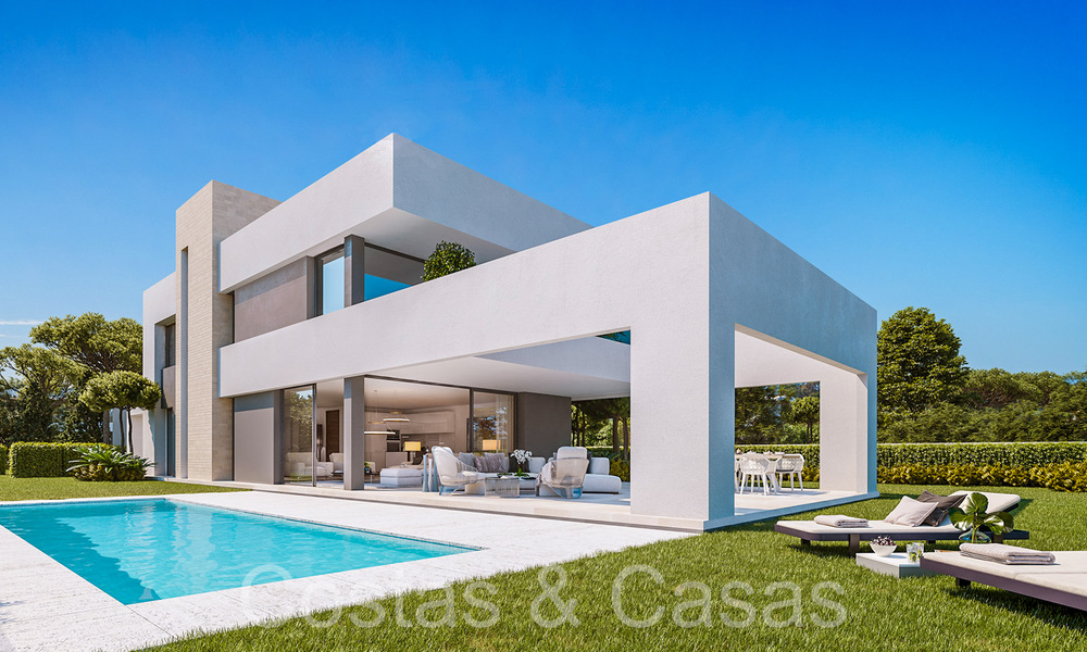 Villa a estrenar en venta a poca distancia de la playa de Elviria, al este del centro de Marbella 67171