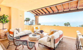 Ático de lujo elegantemente renovado en venta junto al mar con vistas al mar al este del centro de Marbella 67157 