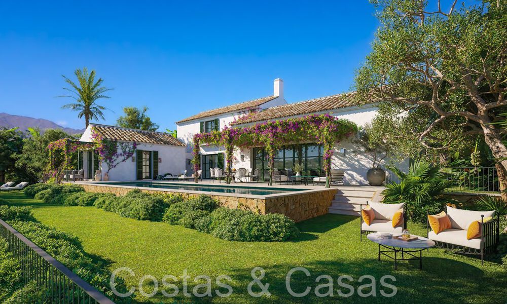 Nuevas villas mediterráneas de lujo en venta con vistas panorámicas al mar en un complejo de golf, Costa del Sol 67239