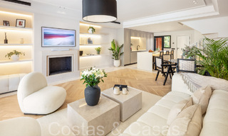 Impresionante casa adosada mediterránea en venta en una urbanización segura y de gran prestigio en la Milla de Oro de Marbella 67346 