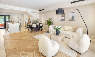 Impresionante casa adosada mediterránea en venta en una urbanización segura y de gran prestigio en la Milla de Oro de Marbella 67347 