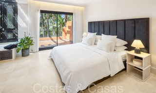 Impresionante casa adosada mediterránea en venta en una urbanización segura y de gran prestigio en la Milla de Oro de Marbella 67349 