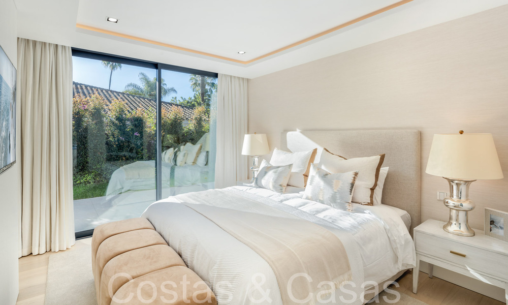 Sofisticada villa mediterránea de una sola planta en venta a pocos pasos del campo de golf Las Brisas en Nueva Andalucía, Marbella 67476