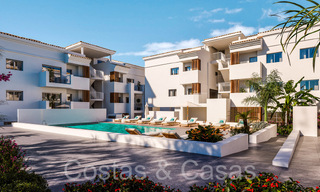 Nuevos apartamentos de estilo moderno en venta en complejo con infraestructura de primera clase en Fuengirola, Costa del Sol 67426 