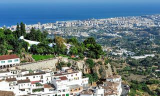 Proyecto de villa sobre plano con vistas panorámicas al mar en venta en las colinas de Mijas Pueblo, Costa del Sol 788765 