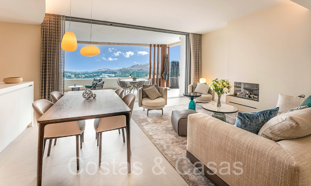 Listo para entrar a vivir, prestigioso apartamento con vistas panorámicas al mar en venta en Marbella - Benahavis 68594