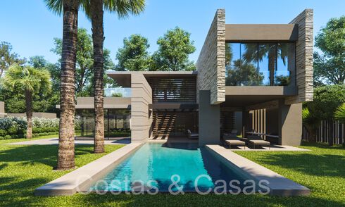 3 villas contemporáneas nuevas en venta, a pocos pasos de la playa de San Pedro, Marbella 68208