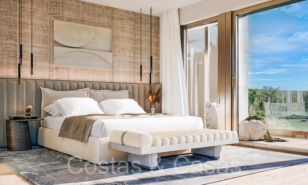 Villas modernas de nueva construcción en venta a poca distancia de una hermosa casa club de golf en la Nueva Milla de Oro, entre Marbella y Estepona 68543
