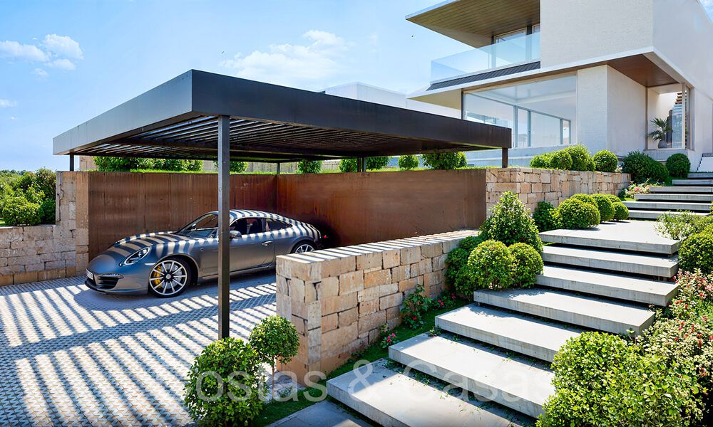 Villas modernas de nueva construcción en venta a poca distancia de una hermosa casa club de golf en la Nueva Milla de Oro, entre Marbella y Estepona 68547