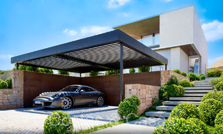 Villas modernas de nueva construcción en venta a poca distancia de una hermosa casa club de golf en la Nueva Milla de Oro, entre Marbella y Estepona 68548 