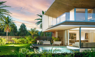 Villas modernas de nueva construcción en venta a poca distancia de una hermosa casa club de golf en la Nueva Milla de Oro, entre Marbella y Estepona 68568 