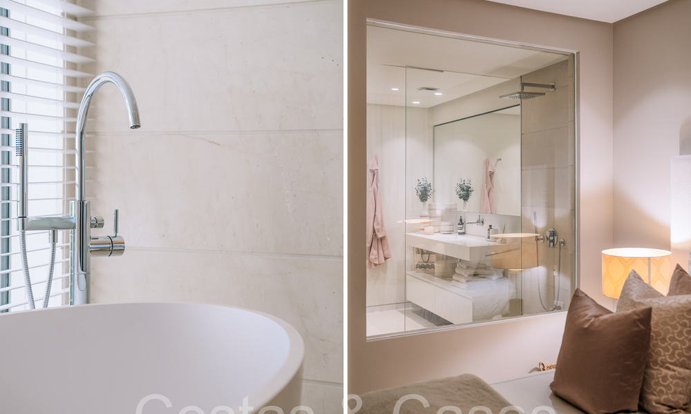 Listo para entrar a vivir! Apartamento contemporáneo con jardín y preciosas vistas al mar en venta, a poca distancia en coche del centro de Marbella 68674