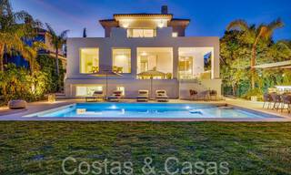 Hermosa villa renovada en estilo mediterráneo contemporáneo en venta, junto al campo de golf en Benahavis - Marbella 69139 