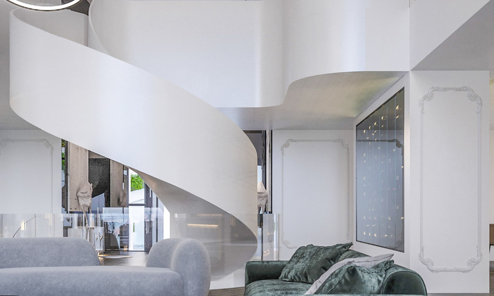 Majestuosa y clásica villa de lujo andaluza en venta en la exclusiva Cascada de Camojan en Marbella 69501