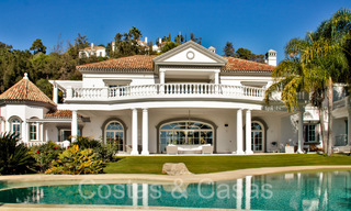 Villa clásica mediterránea con impresionantes vistas al mar en venta, en el exclusivo complejo La Zagaleta en Benahavis - Marbella 69740 