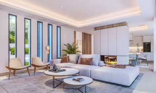 Nueva promoción de lujo con villas de lujo de alta gama en venta en un resort de golf en Mijas, Costa del Sol 69646 