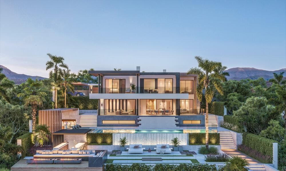 Nueva promoción de lujo con villas de lujo de alta gama en venta en un resort de golf en Mijas, Costa del Sol 69654