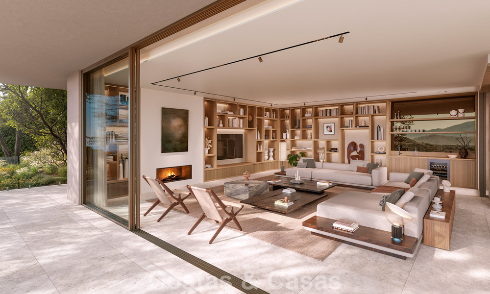 Villa modernista de nueva construcción con concepto sostenible en venta en las colinas de Benahavis - Marbella 775496