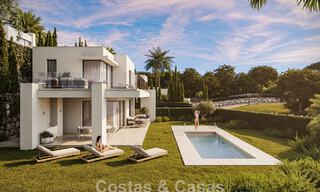 7 villas avanzadas de nueva construcción con vistas panorámicas al mar en venta en las colinas de Mijas Pueblo, Costa del Sol 787747 