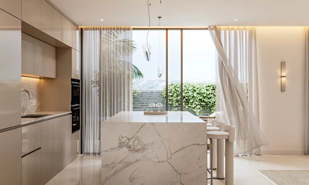 7 villas avanzadas de nueva construcción con vistas panorámicas al mar en venta en las colinas de Mijas Pueblo, Costa del Sol 787761