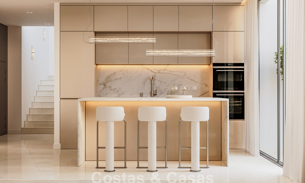 7 villas avanzadas de nueva construcción con vistas panorámicas al mar en venta en las colinas de Mijas Pueblo, Costa del Sol 787763