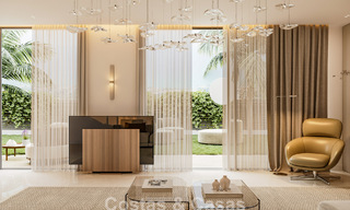 7 villas avanzadas de nueva construcción con vistas panorámicas al mar en venta en las colinas de Mijas Pueblo, Costa del Sol 787767 