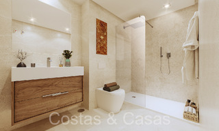 Modernos apartamentos de nueva construcción en estilo contemporáneo en venta con amplia terraza y hermosas vistas al mar en Benahavis - Marbella 70128 