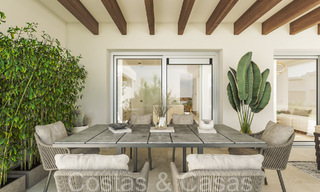 Modernos apartamentos de nueva construcción en estilo contemporáneo en venta con amplia terraza y hermosas vistas al mar en Benahavis - Marbella 70130 